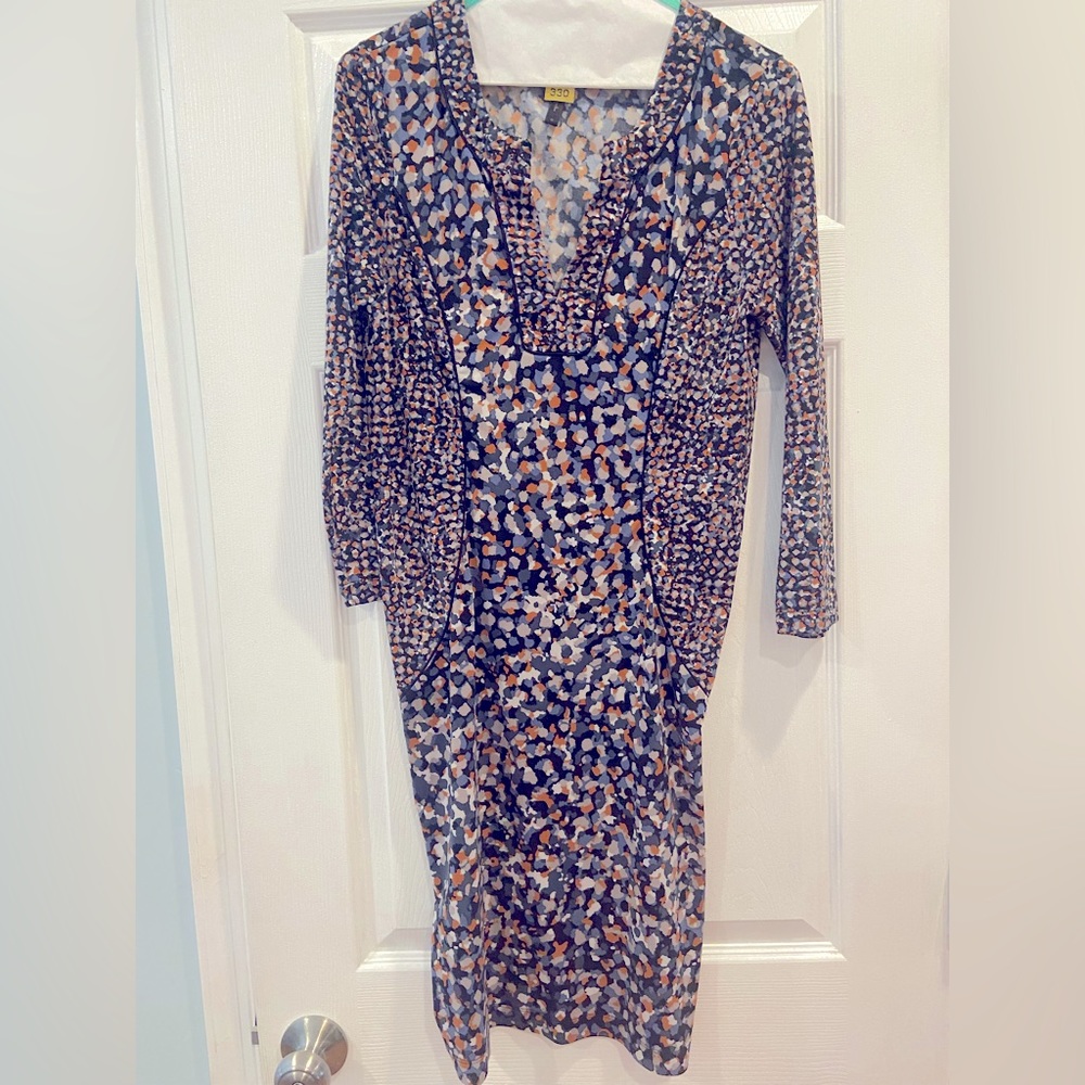 BCBG Max Azria Long Sleeve Jersey Dress